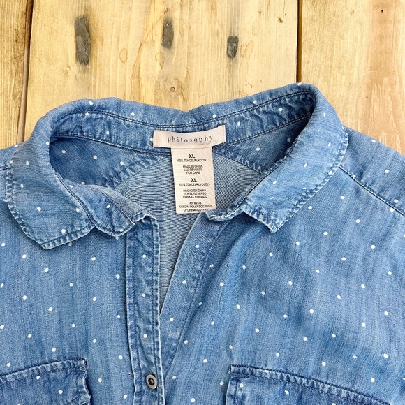 Philosophy Blue Denim Tunic - Picture 5 of 5